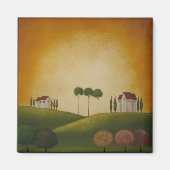 Aimant Un paysage en Toscane (Devant)