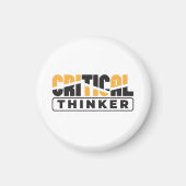 Aimant Un penseur critique pense pour vous-même (Devant)