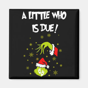Aimant Un petit qui est dû drôle de Noël Grossesse Annonc