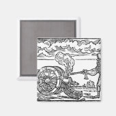 Aimant Un Pikeman éclaire un canon (Recto/Verso)