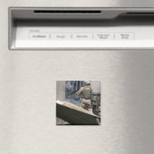 Aimant Un policier militaire utilise une balle de brèche (In Situ (Lave-vaisselle))