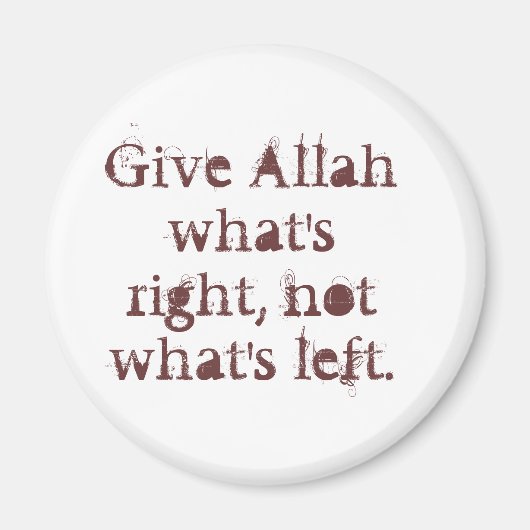 Aimant Un rappel quotidien (Devant)