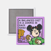 Aimant Un régime équilibré (Recto/Verso)