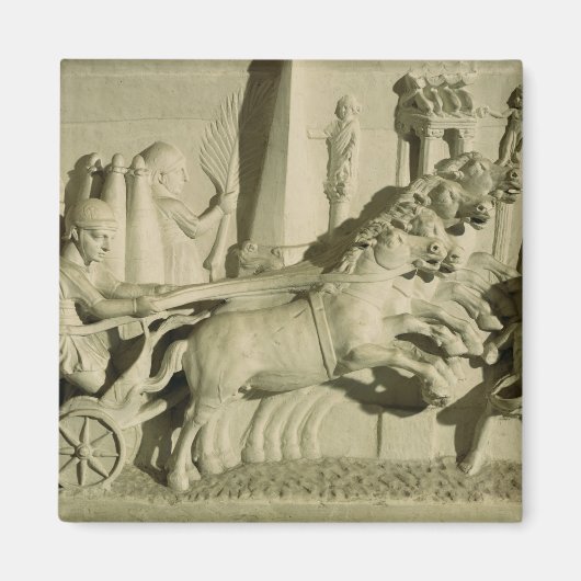 Aimant Un relief représentant une course de chars (Devant)