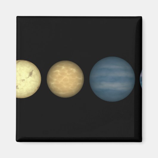 Aimant Un rendu d'artiste comparant naines brunes 2 (Devant)