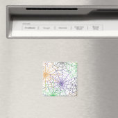 Aimant Un simple Motif Web d'Halloween Spider (In Situ (Lave-vaisselle))