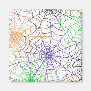 Aimant Un simple Motif Web d'Halloween Spider