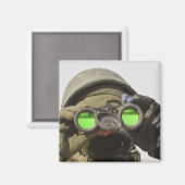 Aimant Un soldat afghan scanne l'horizon (Recto/Verso)