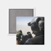 Aimant Un soldat assure la sécurité (Recto/Verso)