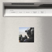 Aimant Un soldat assure la sécurité (In Situ (Lave-vaisselle))