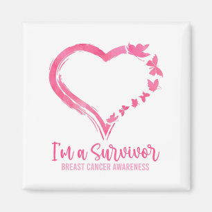 Aimant Un Survivant Chemise rose Papillon Coeur Coeur Dan