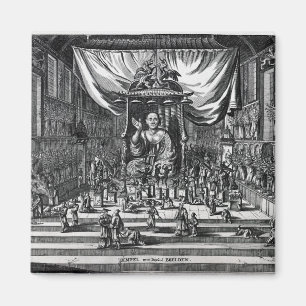 Aimant Un temple bouddhiste, une illustration