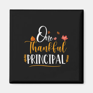 Aimant Un Thanksgiving Principal De L'École Chute Thanksg