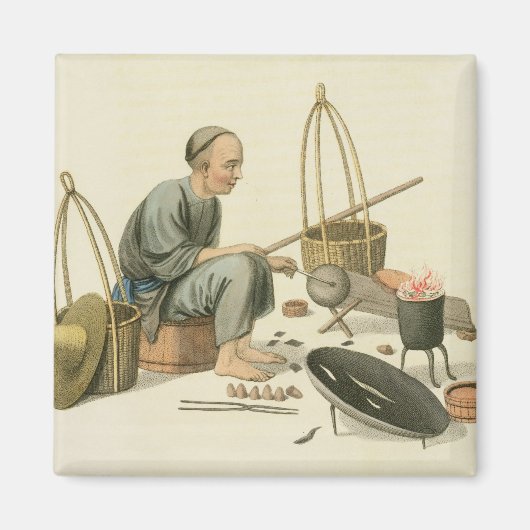 Aimant Un Tinker, assiette 37 de 'Le Costume de Chine', f (Devant)