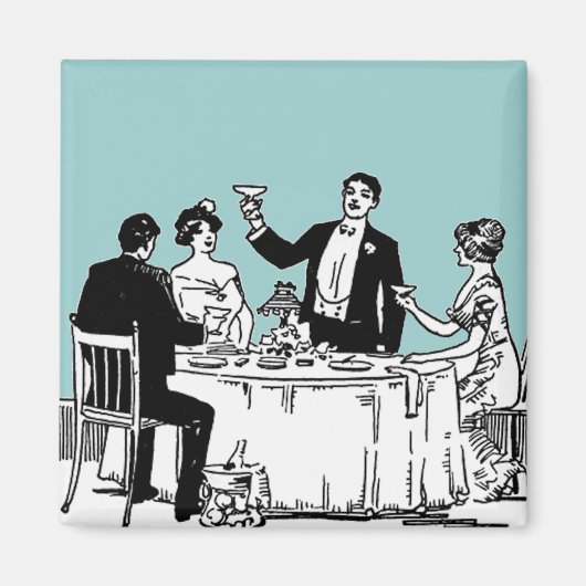 Aimant Un toast (Devant)