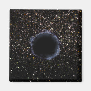 Aimant Un trou noir dans une grappe globale