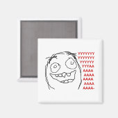 Aimant Un type anti-rage (Recto/Verso)