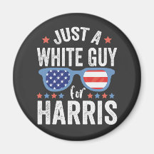 Un type blanc pour Harris soutient le président La