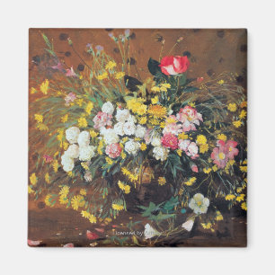 Aimant Un vase de fleurs
