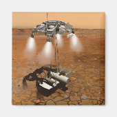 Aimant Un Véhicule Ascent Quittant Mars. (Devant)