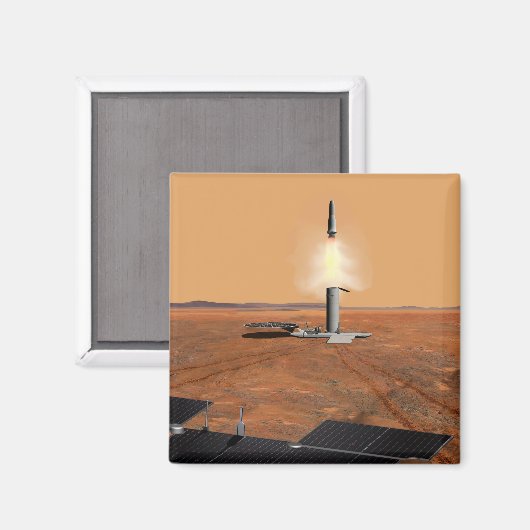 Aimant Un Véhicule Ascent Quittant Mars. 2 (Recto/Verso)