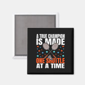 Aimant Un Véritable Champion Est Fait Un Jeu De Navette B (Recto/Verso)