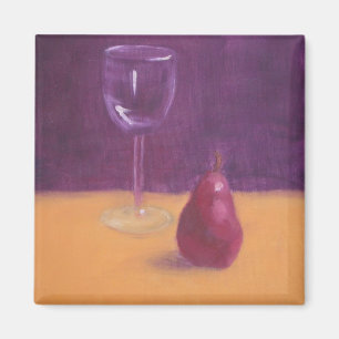 Aimant "Un verre de vin rouge par jour… "