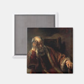 Aimant Un vieil homme dans un fauteuil (Recto/Verso)