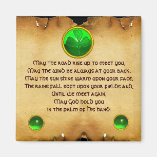 Aimant Un vieux parchemin de bénédiction irlandais