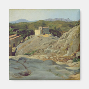 Aimant Un village dans les montagnes
