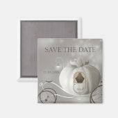 Aimant Un vrai mariage de conte fée Enregistrer la date (Recto/Verso)