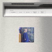 Aimant Una en robe bleue (In Situ (Lave-vaisselle))
