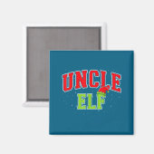 Aimant Uncle Elf Christmas Family Matching Group Xmas Unc (Recto/Verso)