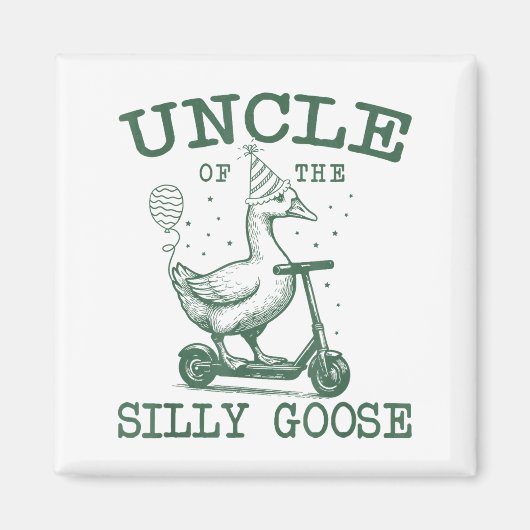 Aimant Uncle Of The Silly Goose First Birthday Family Mat (Devant)
