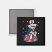 Aimant Uncle Sam Contrôleur De Jeu 4 juillet Garçons Enfa (Recto/Verso)