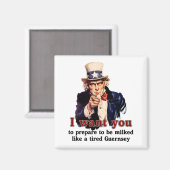 Aimant uncle Sam wants you (Recto/Verso)