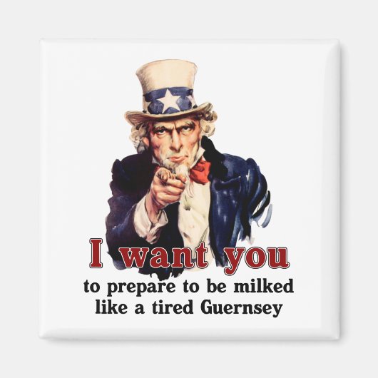 Aimant uncle Sam wants you (Devant)