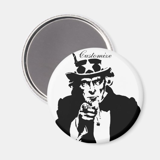 Aimant Uncle Sam Wants You Thunder_Cove (Recto/Verso)