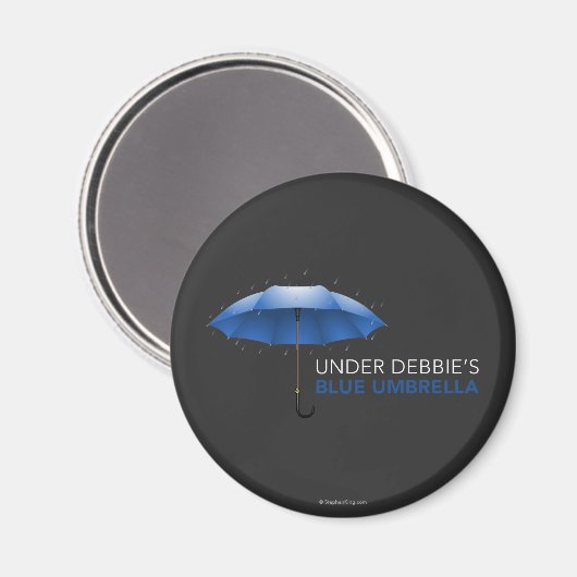 Aimant Under Debbie's Blue Umbrella (Recto/Verso)
