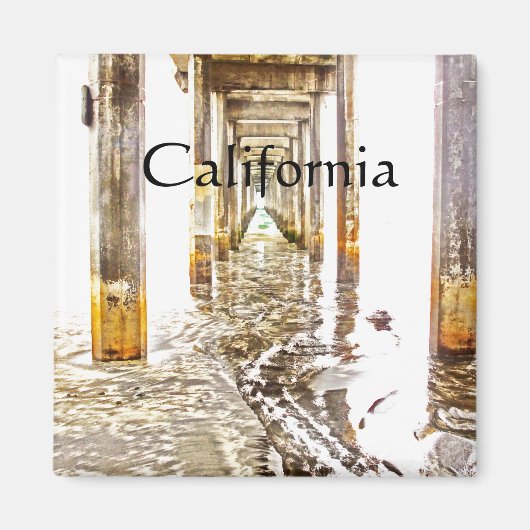 Aimant Under Scripps Pier, Californie (Devant)