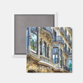 Aimant Une belle architecture complétée par des réflexion (Recto/Verso)
