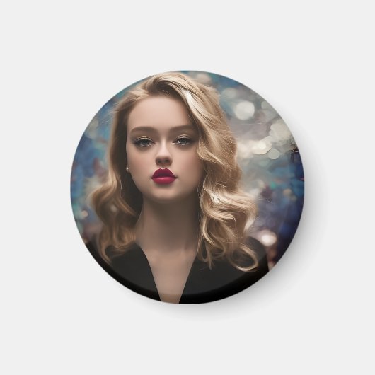 Aimant Une Belle Femme Blonde (Devant)