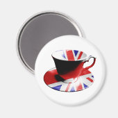 Aimant Une bonne tasse de thé anglais (Recto/Verso)