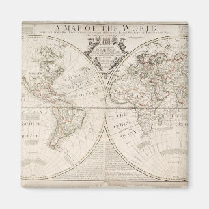 Aimant Une carte du monde