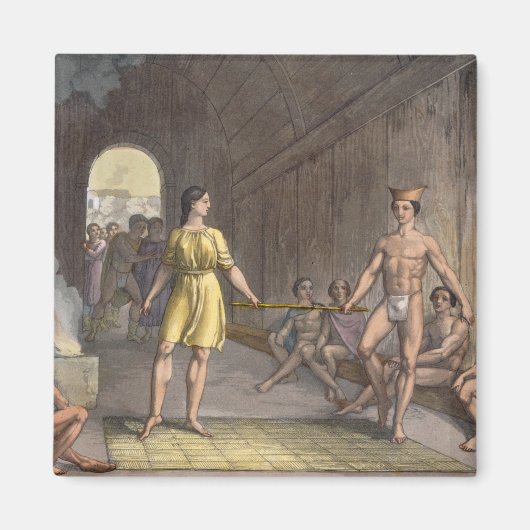 Aimant Une cérémonie de mariage avec des Indiens du Canad (Devant)