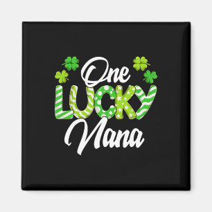 Aimant Une chanceuse Nana Shamrock Irlandaise Nana Fête d