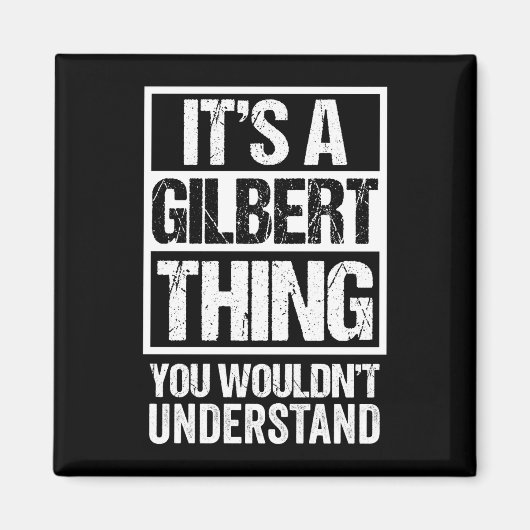 Aimant Une chose de Gilbert ne comprendrait pas le nom de (Devant)