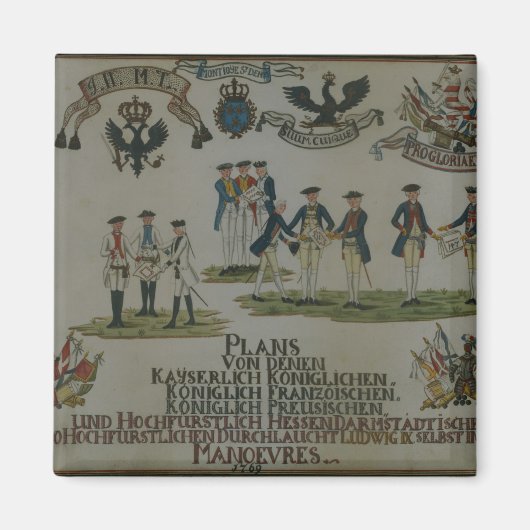 Aimant Une collection de plans de manéouvre (Devant)