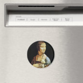 Aimant Une dame avec une mine par Léonard de Vinci (In Situ (Lave-vaisselle))