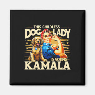 Aimant Une Dame De Chien Sans Enfant Vote Kamala
